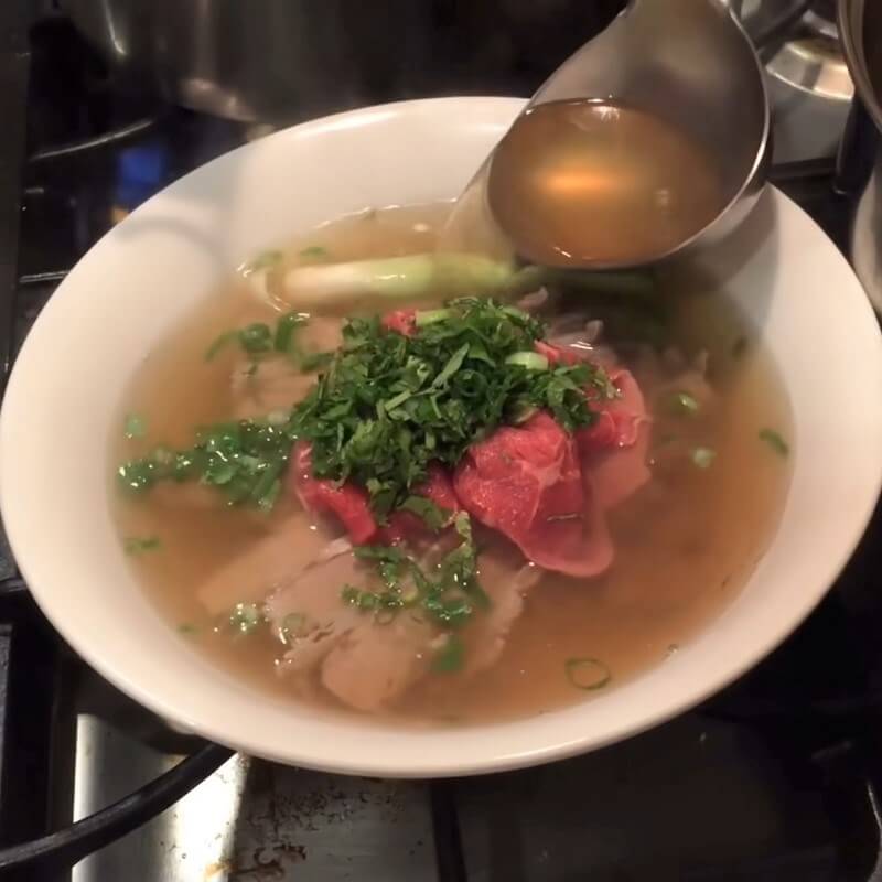 Các bước nấu phở bò Nam Định